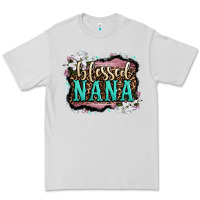 Dove Grey blessed nana Premium Tee - OliviaCreatesArt
