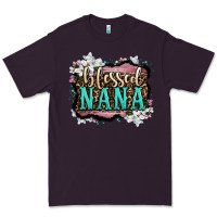 Plum blessed nana Premium Tee - OliviaCreatesArt