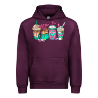 Mauve Wine cna nurse coffee cups Urban Hoodie - Jasminsmagicworld