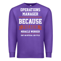 Purple Operations Manager - Cool Gift Job Premium Sweatshirt - artisFamous