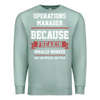 Seafoam Operations Manager - Cool Gift Job Premium Sweatshirt - artisFamous