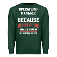 Sports Green Operations Manager - Cool Gift Job Premium Sweatshirt - artisFamous