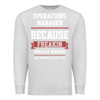 Dove Grey Operations Manager - Cool Gift Job Premium Sweatshirt - artisFamous