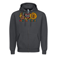 Smoke peace love sunshine Zipper Hoodie - JahusDesignShop