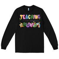 Black Teaching Lucky Charms Long Sleeve Tee - CowhideDigitalArt