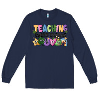 Navy Teaching Lucky Charms Long Sleeve Tee - CowhideDigitalArt