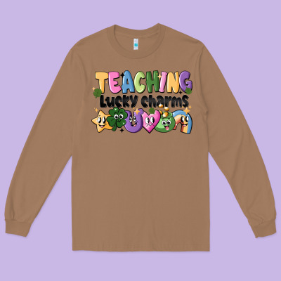 Teaching Lucky Charms Long Sleeve Tee Designed By Cowhidedigitalart