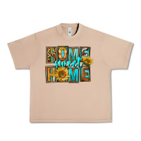 Burro Western Home Sweet Home Urban Heavy Tee - FaDigitalArtStudio