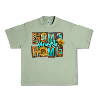 Oil Green Western Home Sweet Home Urban Heavy Tee - FaDigitalArtStudio