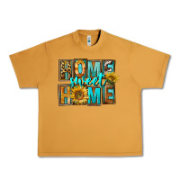 Peanut Butter Western Home Sweet Home Urban Heavy Tee - FaDigitalArtStudio