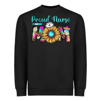 Black proud nurse mom Heavyweight Sweatshirt - JahusDesignShop