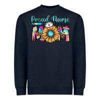 Navy proud nurse mom Heavyweight Sweatshirt - JahusDesignShop