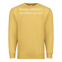 Antique Gold make orwell fiction Premium Sweatshirt - artisFamous