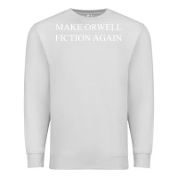Dove Grey make orwell fiction Premium Sweatshirt - artisFamous
