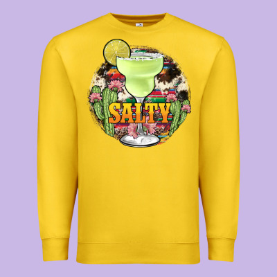 Salty Premium Sweatshirt Designed By Jahusdesignshop