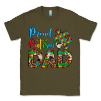 Army Green proud autism dad Classic Tee - Artiststas