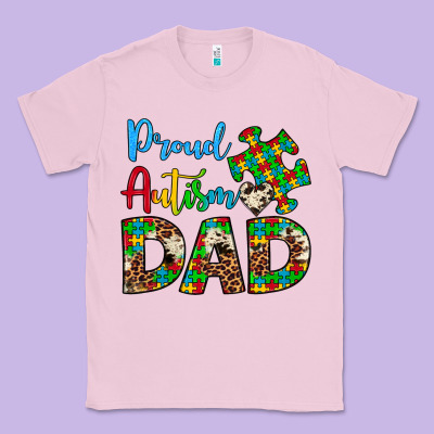 Proud Autism Dad Classic Tee Designed By Artiststas