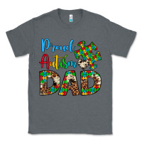Charcoal Heather proud autism dad Classic Tee - Artiststas