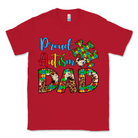 Red proud autism dad Classic Tee - Artiststas