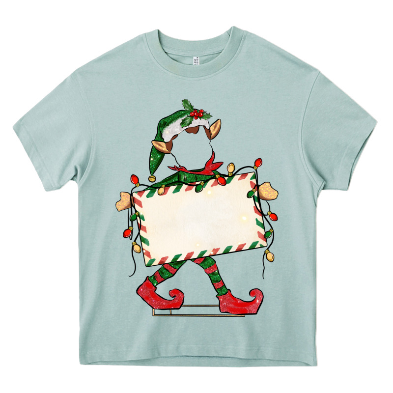 Customize Christmas Elf Heavy Core Tee by CowGirlArtShop | Teevron