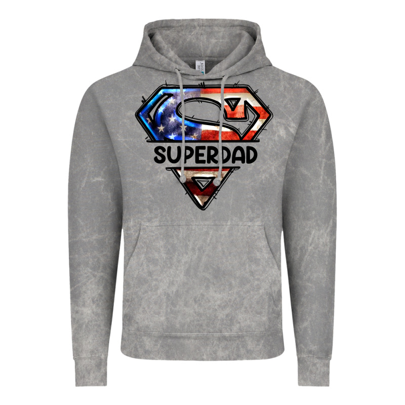 American Super Dad Vintage Hoodie by LillyAllenDesigns | Teevron