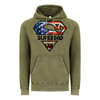 Vintage Olive American Super Dad Vintage Hoodie - LillyAllenDesigns