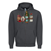 Smoke our lady of guadalupe coffee Zipper Hoodie - JahusDesignShop