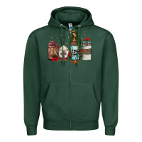 Sports Green our lady of guadalupe coffee Zipper Hoodie - JahusDesignShop