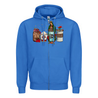 True Royal our lady of guadalupe coffee Zipper Hoodie - JahusDesignShop