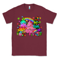 Burgundy pride christmas trees Classic Tee - HowdyJamesFarm