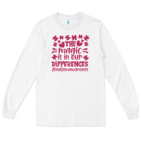 White the magic is in our diference Long Sleeve Tee - CowhideDigitalArt