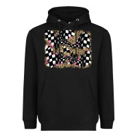 Black racing leopard backgraund Heavyweight Hoodie - JahusDesignShop