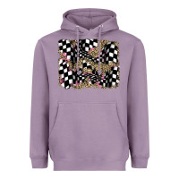 Lavender racing leopard backgraund Heavyweight Hoodie - JahusDesignShop