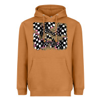 Meerkat racing leopard backgraund Heavyweight Hoodie - JahusDesignShop