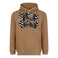 Toasted Coconut racing leopard backgraund Heavyweight Hoodie - JahusDesignShop