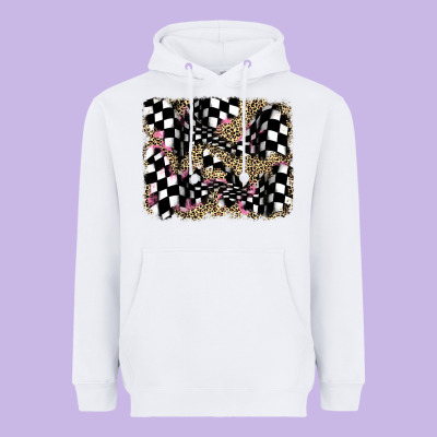 Racing Leopard Backgraund Heavyweight Hoodie Designed By Jahusdesignshop