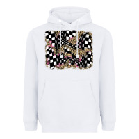 White racing leopard backgraund Heavyweight Hoodie - JahusDesignShop