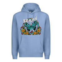 Colony Blue be kind Premium Hoodie - SublimationCraftShop