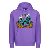 Purple be kind Premium Hoodie - SublimationCraftShop