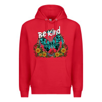 Red be kind Premium Hoodie - SublimationCraftShop