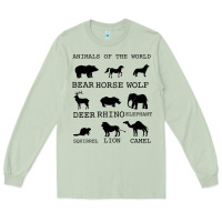 Matcha Anımals Of The World Long Sleeve Tee - Bettercallsaul