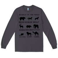 Smoke Anımals Of The World Long Sleeve Tee - Bettercallsaul