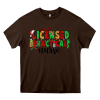 Chocolate Brown licensed practical nurse Heavy Core Tee - CowGirlArtShop