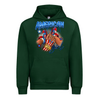 Forest Green Afro american girl sneakers Urban Hoodie - RanaPortraitStore