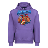Tulip Afro american girl sneakers Urban Hoodie - RanaPortraitStore