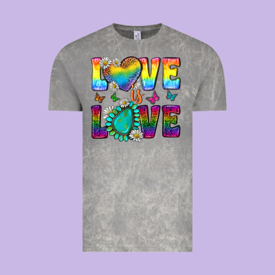 Western Love Lgbtq Tumbler Vintage Tee Designed By Bundleandbundleshop