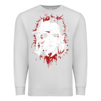 Dove Grey friends horror face mashup horror movies halloween Premium Sweatshirt - artisFamous