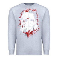 Heather Grey friends horror face mashup horror movies halloween Premium Sweatshirt - artisFamous