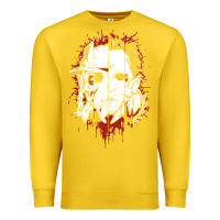 Lemon friends horror face mashup horror movies halloween Premium Sweatshirt - artisFamous