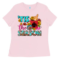 Tis The Season Football Coffee Mug Ladies Tee | Teevron
